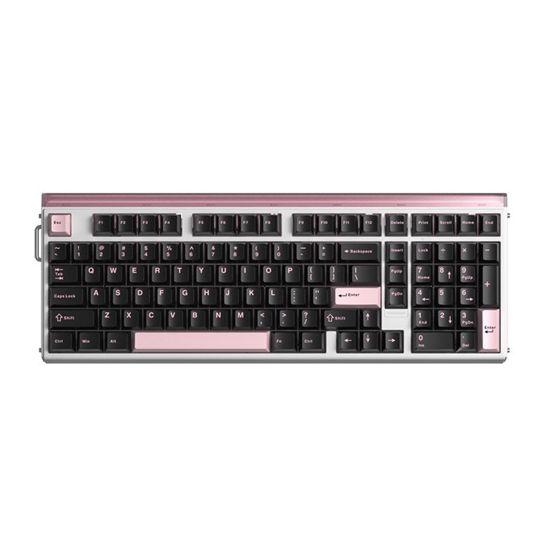 AULA HERO 99 Magnetic E-Sports Gaming Keyboard Black+pink Keycaps Wing Chun Magnetic Switch