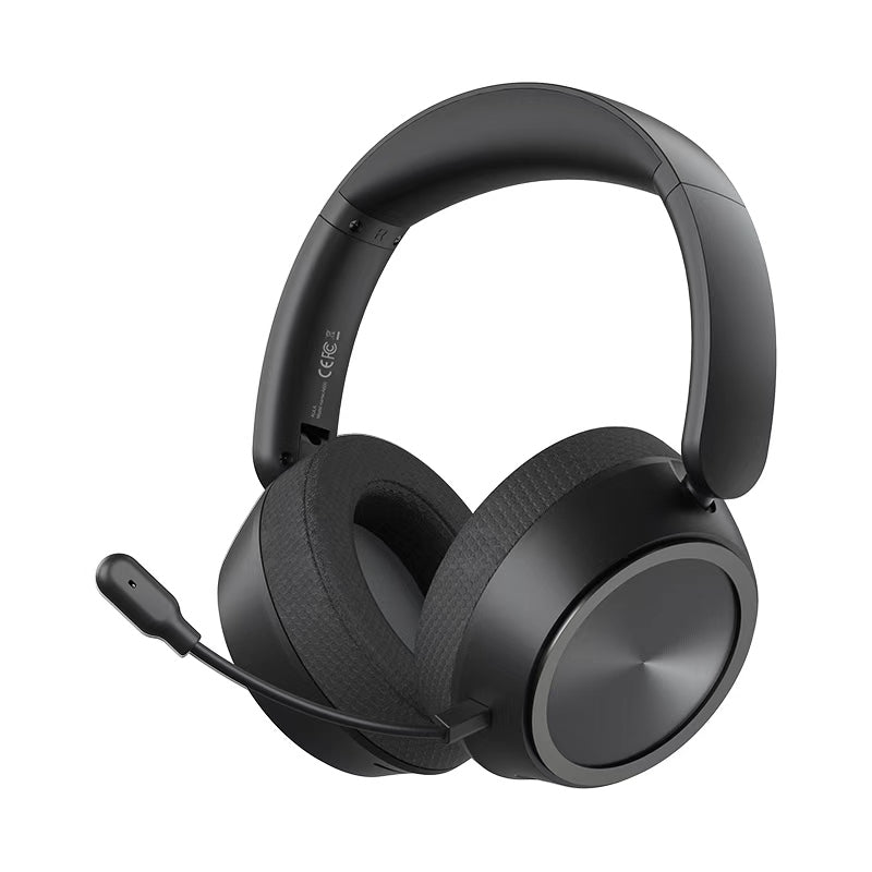 AULA A600 Quad-Mode Wireless Gaming Headset, 53mm drivers, FPS-optimised sound positioning Black