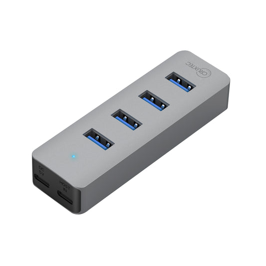 Cruxtec 4-Port USB 3.0 Hub with Type-C Power Port