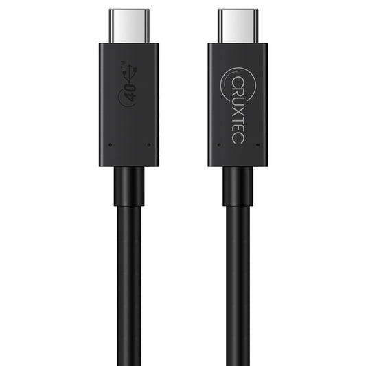Cruxtec USB4 USB-C Full-Feature Coaxial Cable ( 240W, 40Gpbs, 8K@60Hz )