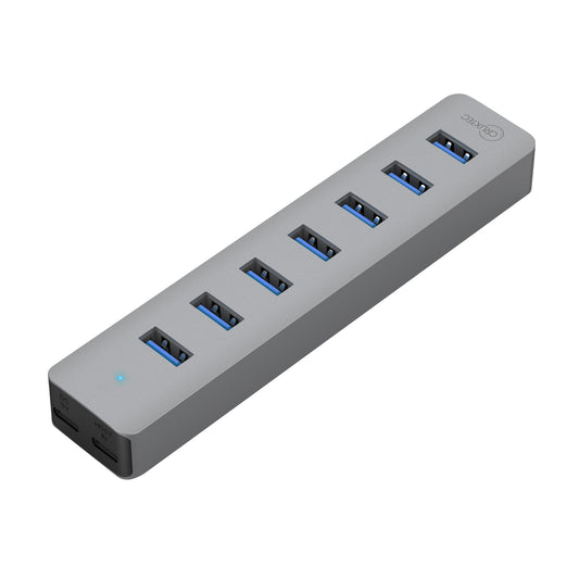 Cruxtec 7-Port USB 3.0 Hub with Type-C Power Port
