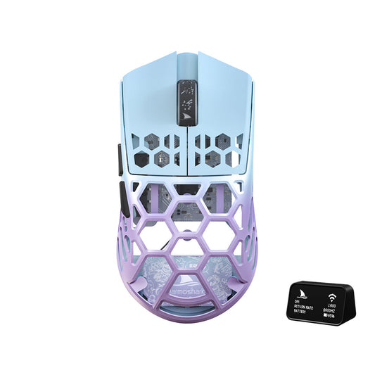 Darmoshark M2 PRO Daero Trio-mode Light-weight Full Magnesium Alloy 8K Polling rate Gaming Mouse Purple - product image 2