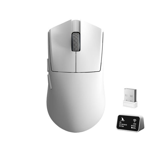 Darmoshark M3XS PRO ghostCat Trio-mode Light-weight 8K Polling rate Gaming Mouse White