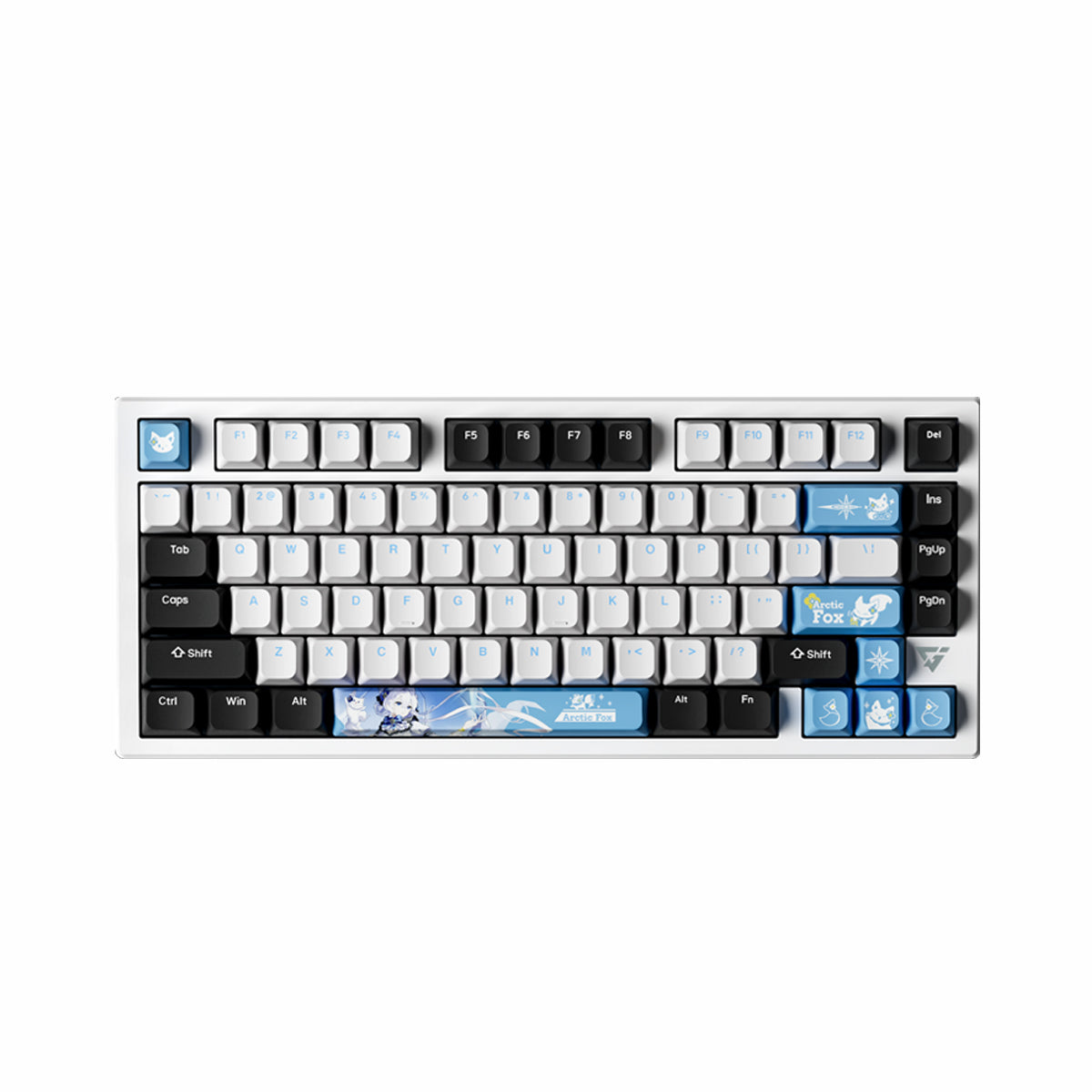 ATK VXE V75X Wireless Semi-Aluminum Mechanical Gaming Keyboard Arctic Fox Switch