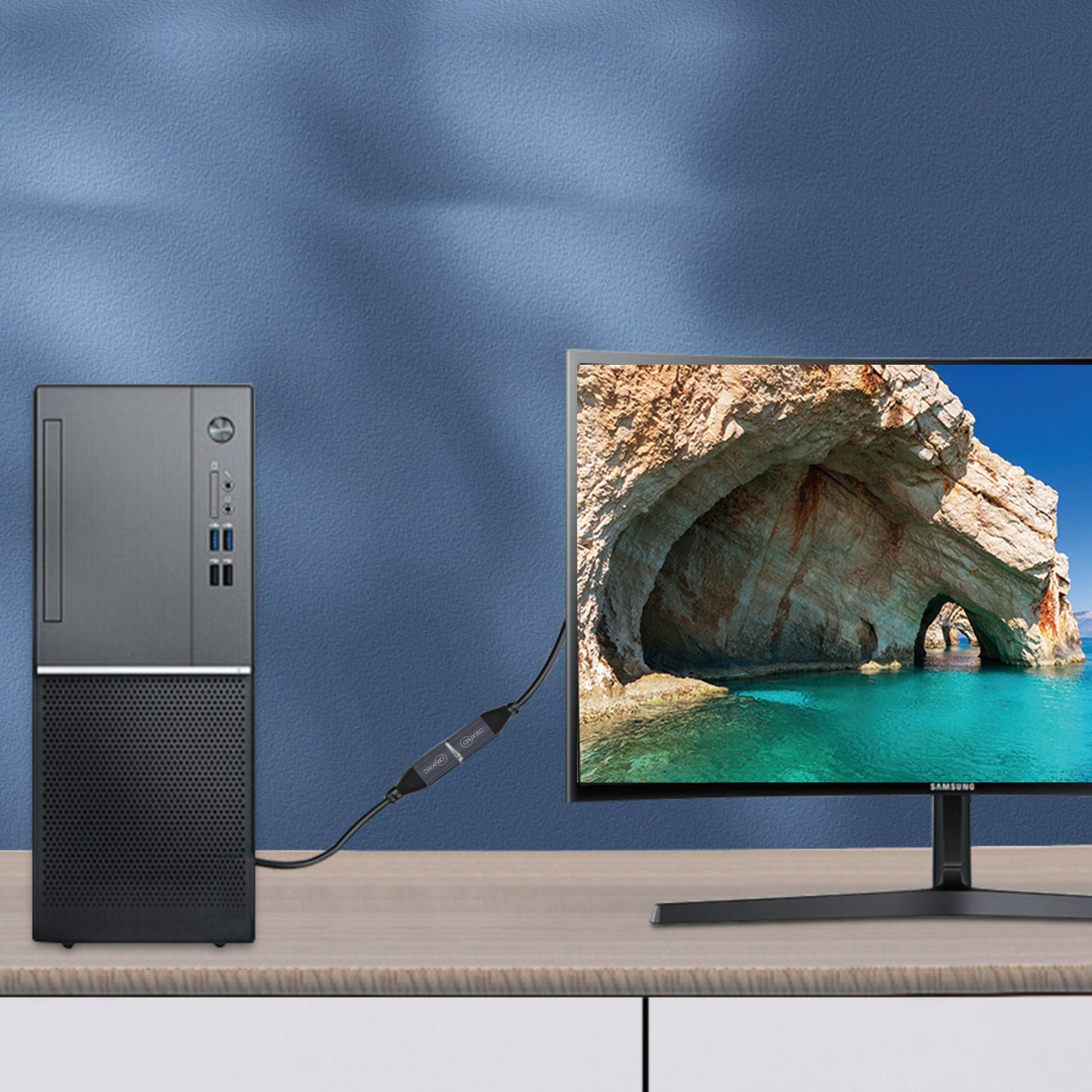 Cruxtec Displayport1.4 Extension Cable Black Male to Female -8K@60Hz