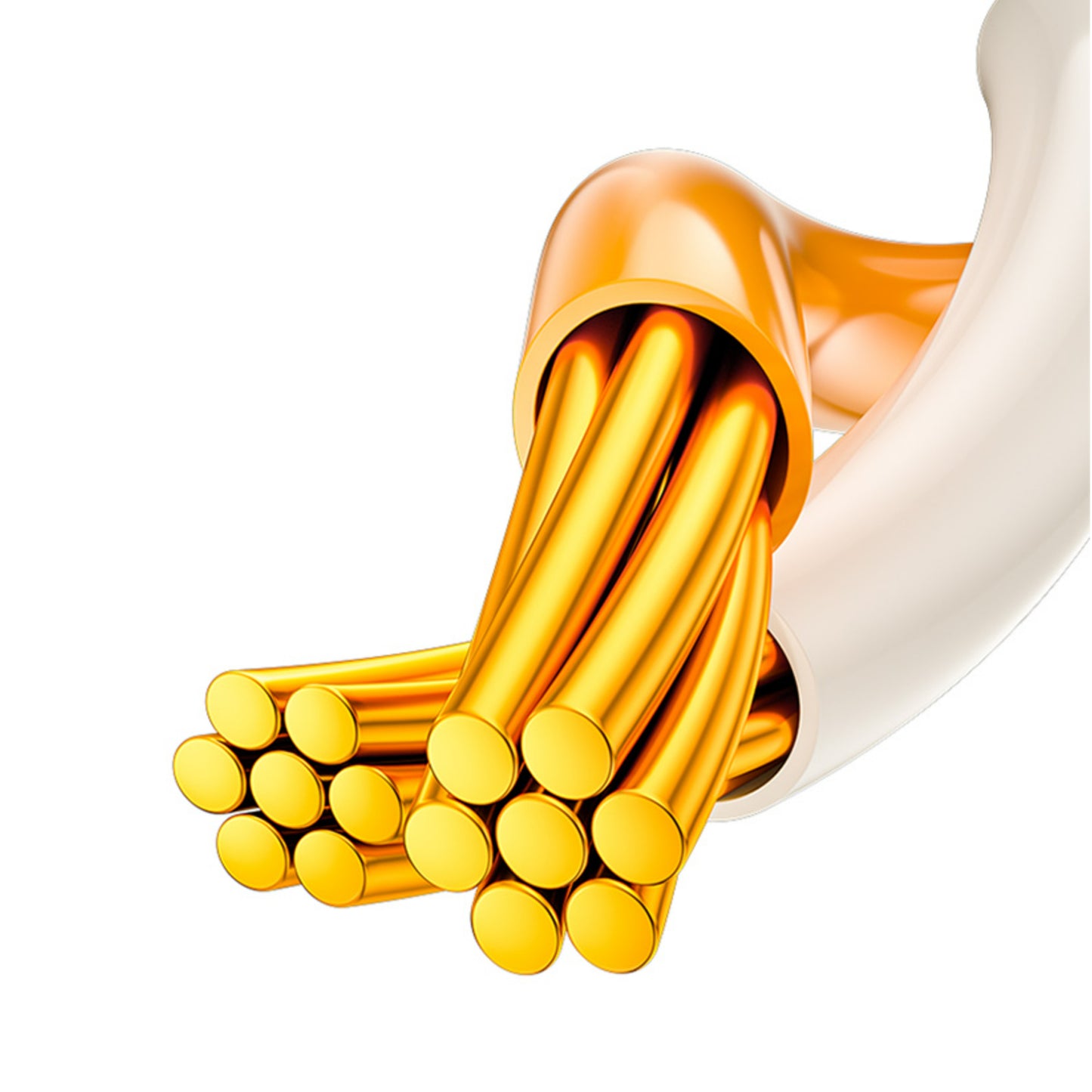 Cruxtec CAT6 UTP Flat Ethernet Cable White