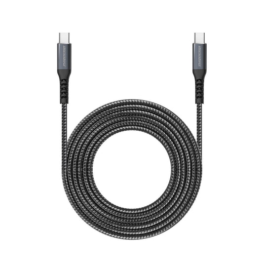 Rockrose Powerline CC2 3A 60W Max 2M USB-C to USB-C Fast Charge & Data Sync Cable