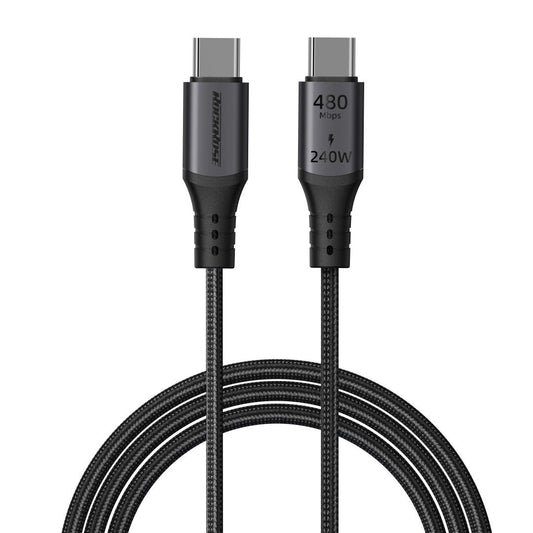 Rockrose Powerline Pro Max PD240W USB-C to USB-C Fast Charging Cable 1m