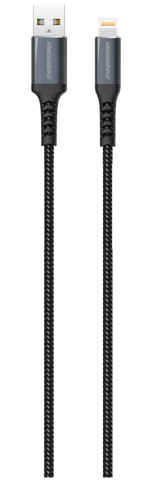 Rockrose Powerline AL 2.4A 1M Lightning Fast Charge & Data Sync Cable