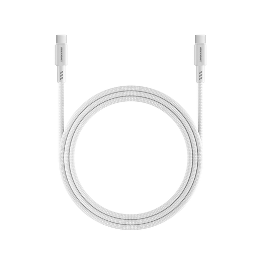 Rockrose Asics CC Plus 100W USB-C to USB-C Fast Charging & Data Sync Cable TPE Connector with Nylon Braided Cord