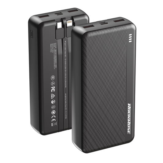 Rockrose PowerLink 20 Nova 20000mAh 20W PD&22.5W Quick Charge Power Bank Black