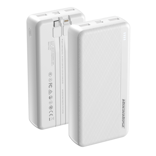 Rockrose PowerLink 20 Nova 20000mAh 20W PD&22.5W Quick Charge Power Bank White
