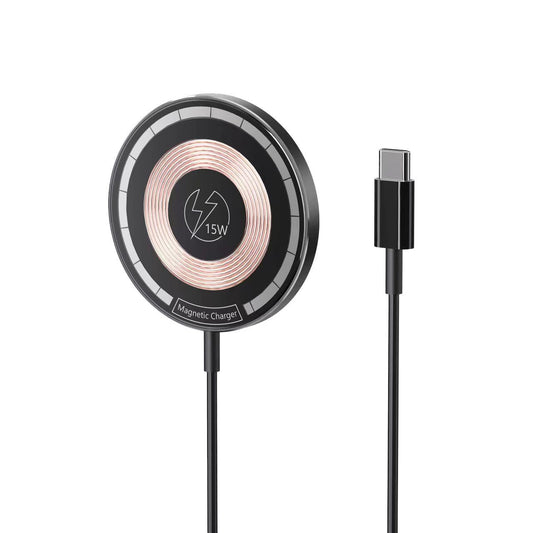 Rockrose MagPad Aqua 15W Transparent Magnetic Wireless Charger Compatible with MagSafe