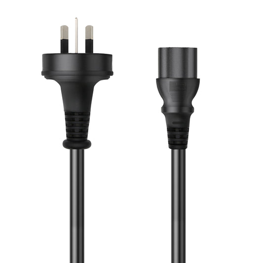 Cruxtec 3 Pin AU Male to Female IEC-C13 Power Cable