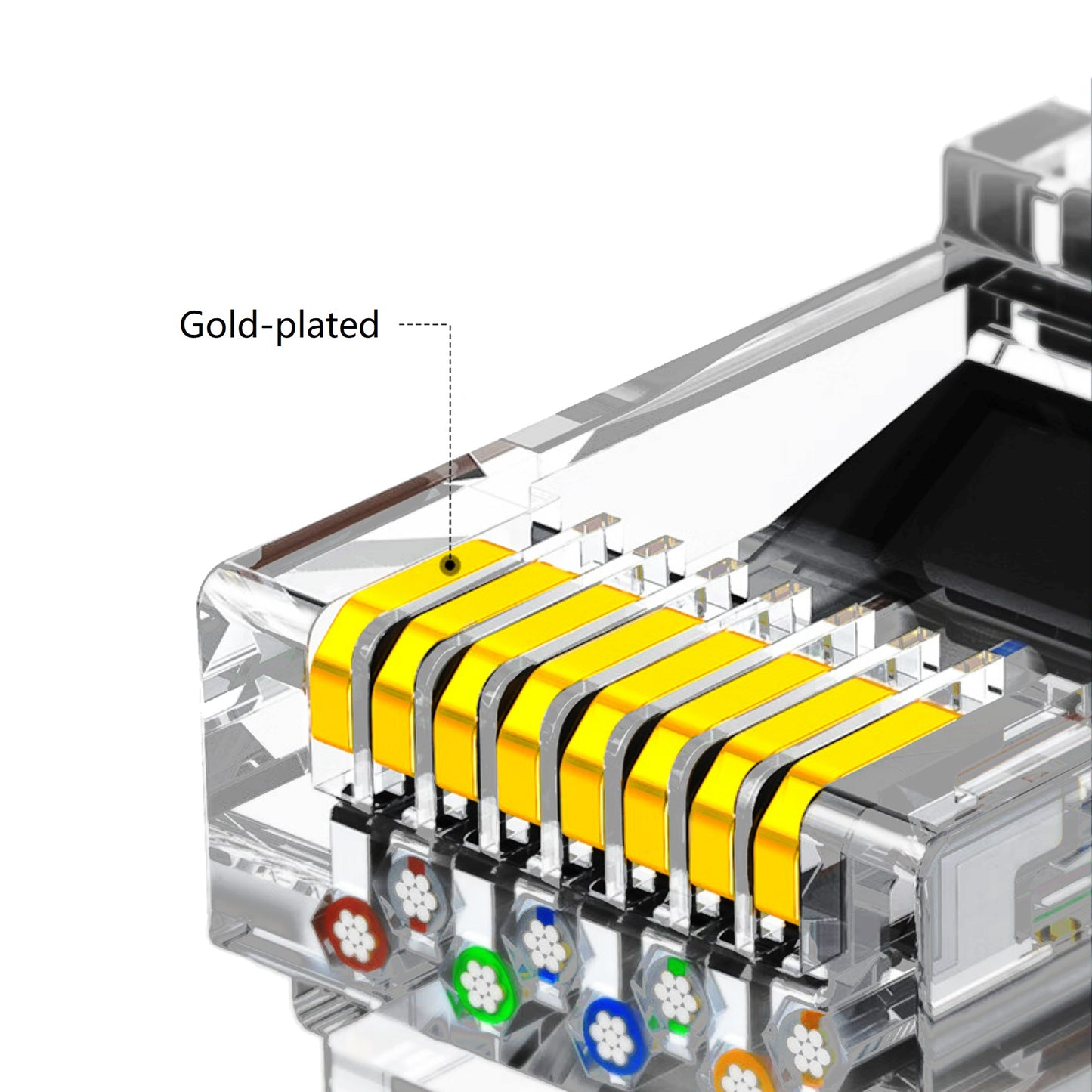 Cruxtec CAT6 UTP 10GbE Ethernet Cable Green
