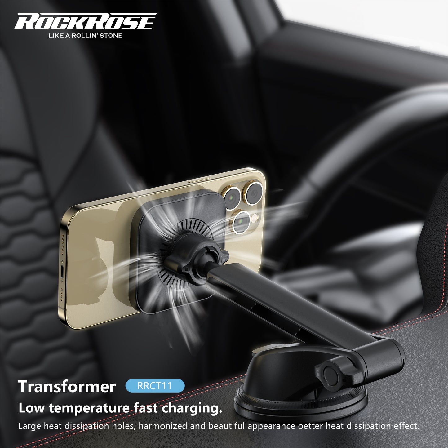 Rockrose Transformer Foldable & Stable Universal Phone Stand Base