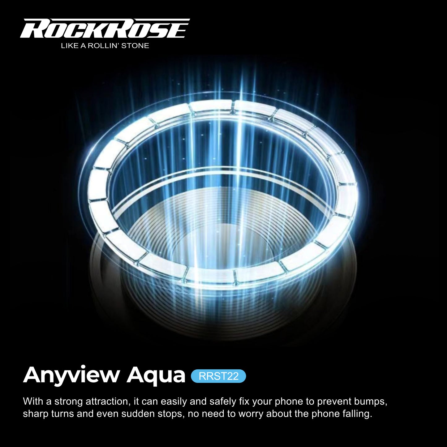 Rockrose Anyview Aqua Magnetic Air Vent Phone Holder