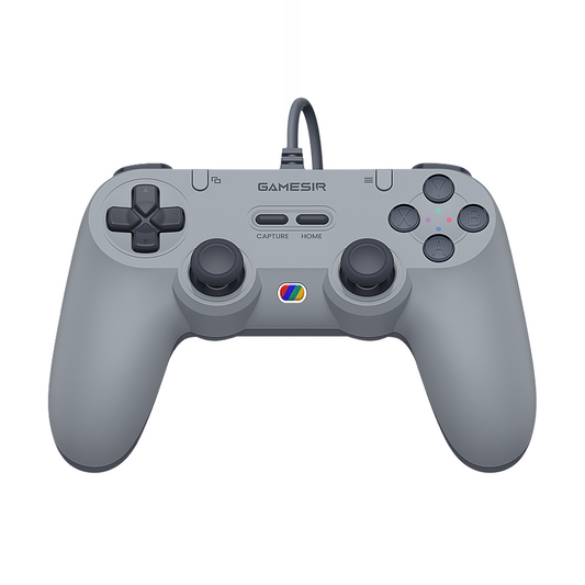 GameSir Tegenaria Lite Wired Symmetric Game Controller Retro Gray