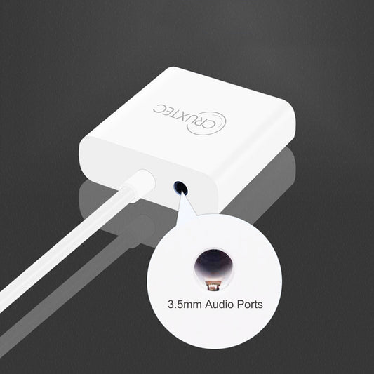 Cruxtec HDMI to VGA Adapter with Audio output