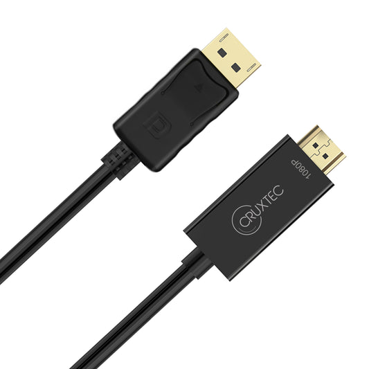 Cruxtec Displayport 1.2 to HDMI 1080p Cable 1080p@60Hz