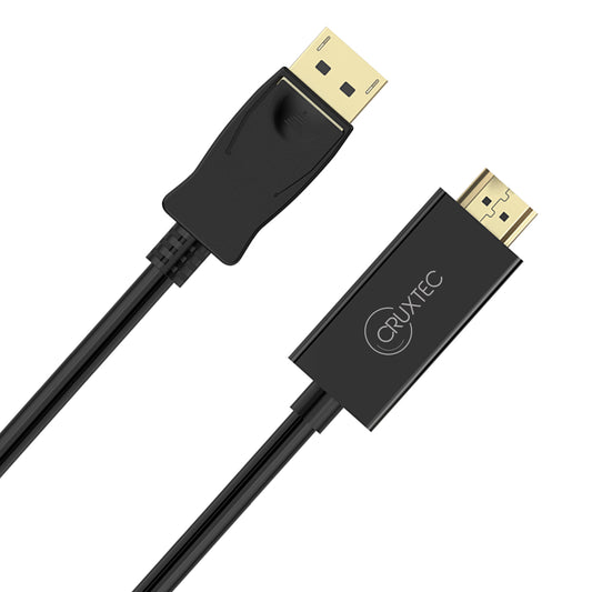 Cruxtec Displayport 1.2 to HDMI 4K Cable 4K@30Hz
