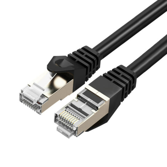 Cruxtec CAT7 10GbE SF/FTP Triple Shielding Ethernet Cable Black