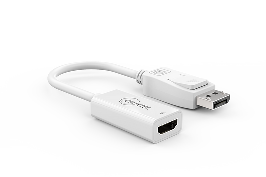 Cruxtec DisplayPort to HDMI Adapter 4K (3840x2160@30Hz)