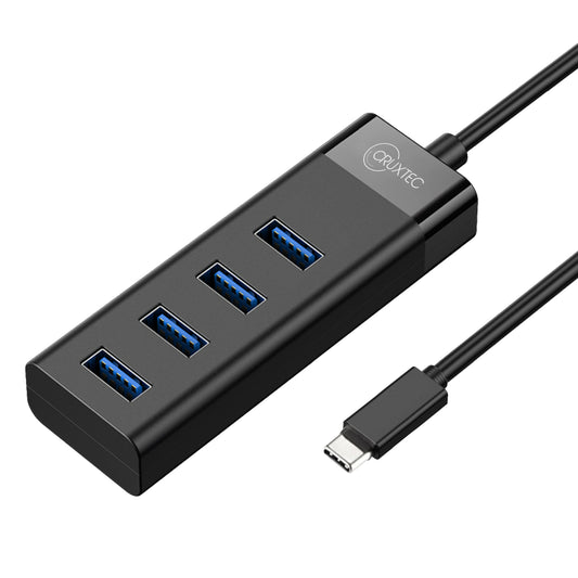 Cruxtec 4 Port High Speed USB-C 3.0 HUB