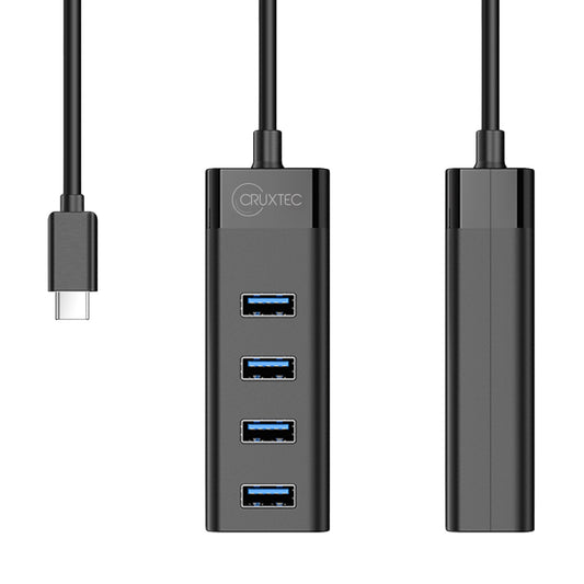 Cruxtec 4 Port High Speed USB-C 3.0 HUB