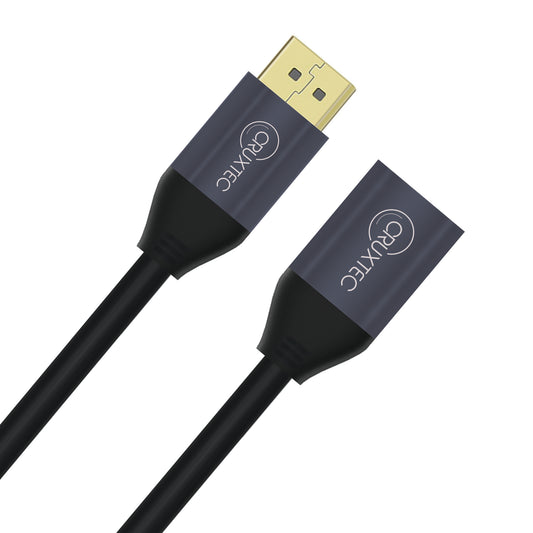 Cruxtec Displayport1.4 Extension Cable Black Male to Female -8K@60Hz