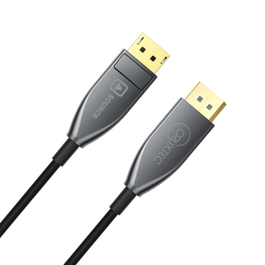 Cruxtec DisplayPort 1.4 8K Active Optical Fiber Male to Male Cable 32.4Gbps ( 8K@60Hz, 4K@120Hz )
