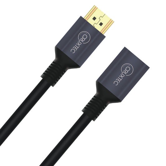 Cruxtec HDMI 8K Extension Cable Black Male to Female -8K@60Hz