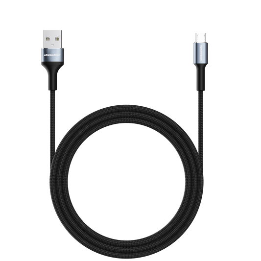 Rockrose Aspire AM 2.4A 1m Micro USB Charge & Sync Cable
