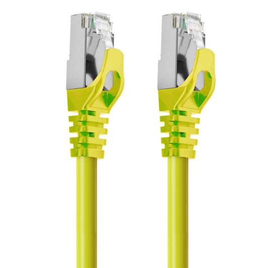 Cruxtec CAT7 10GbE SF/FTP Triple Shielding Ethernet Cable Yellow