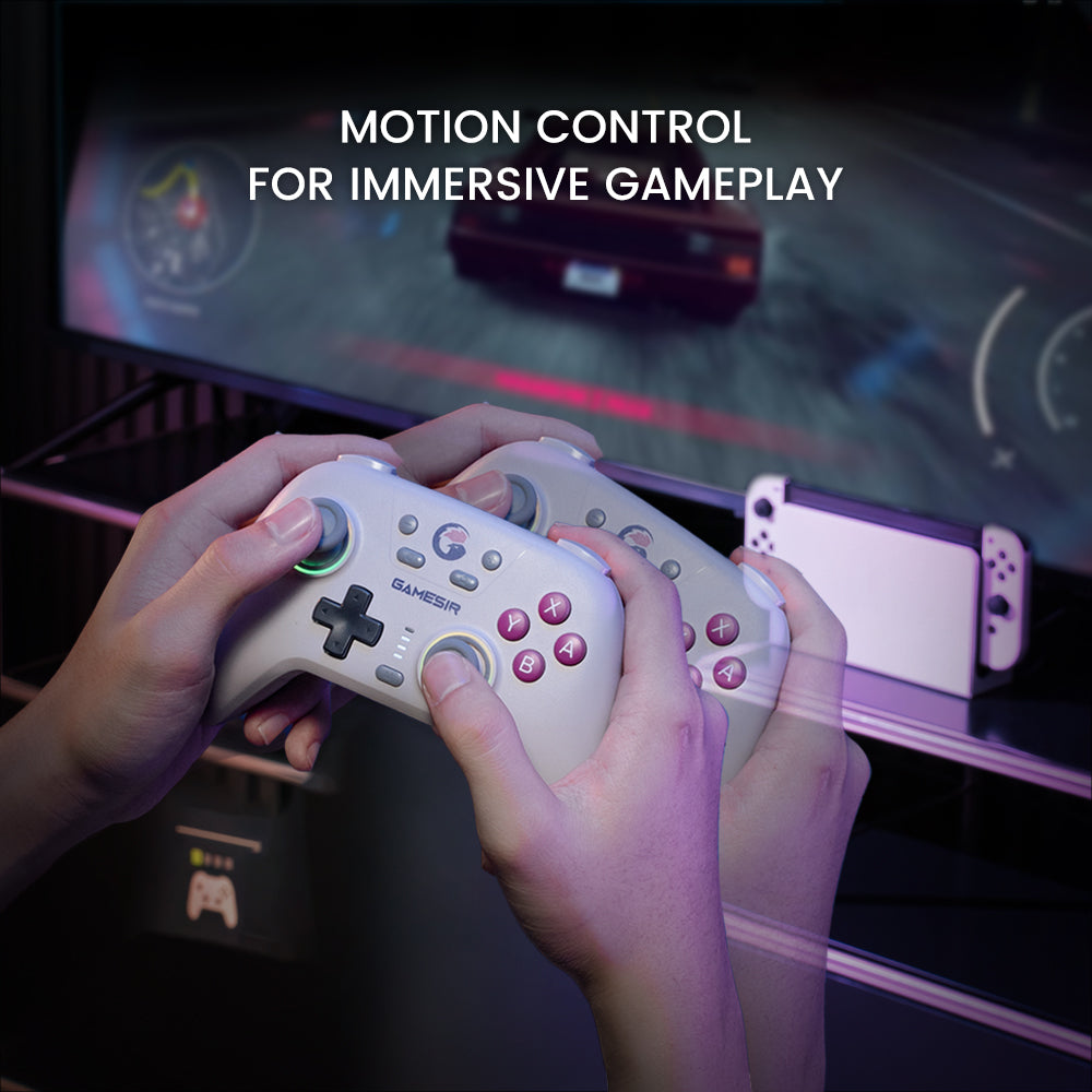 GameSir Nova Multi-Plalform Gaming Controller Retro White
