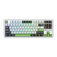 AULA F87 Wireless Tri-Mode Gasket Mechanical Keyboard Gradient grey side-engraved keycaps