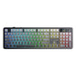 AULA F108PRO Wireless Tri-Mode Gasket RGB Mechanical Keyboard Gradient grey side-engraved keycaps