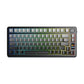 AULA S75 PRO Wireless Tri-Mode Gasket RGB Mechanical Keyboard Gradient grey side-engraved keycaps