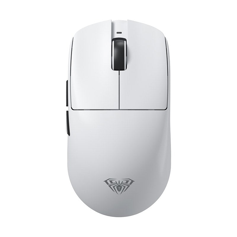 AULA X9 ULTRA Tri-Mode Wireless Gaming Mouse, flagship PAW3950 sensor, 42,000 DPI, dual 8K polling rate, ergonomic nano ice-touch coating, White
