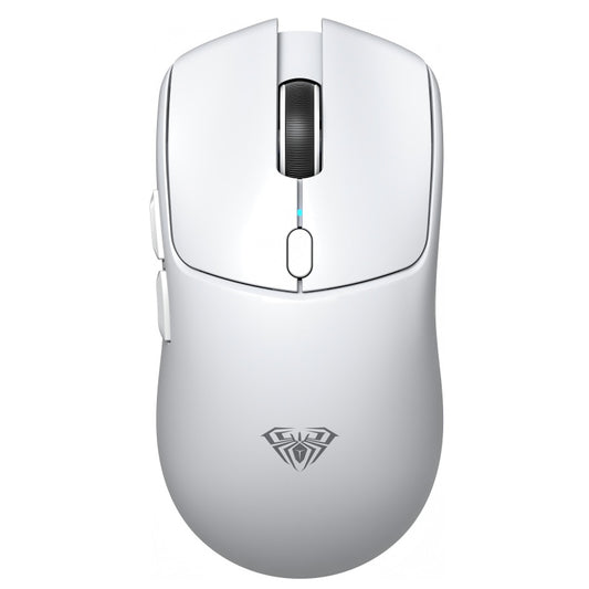 AULA SC580X Tri-Mode Wireless Gaming Mouse, 12,000 DPI, 1000Hz polling rate, lightweight design White