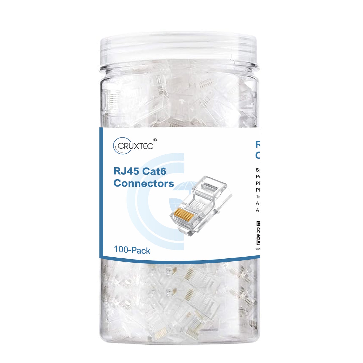 Cruxtec RJ45 CAT6 UTP Connectors