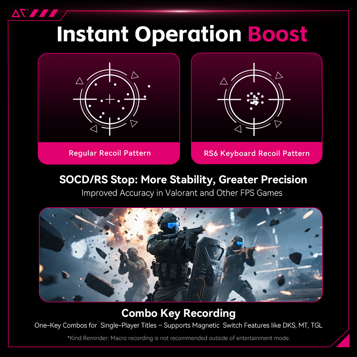 ATK RS6 Aluminum Hall Effect Keyboard