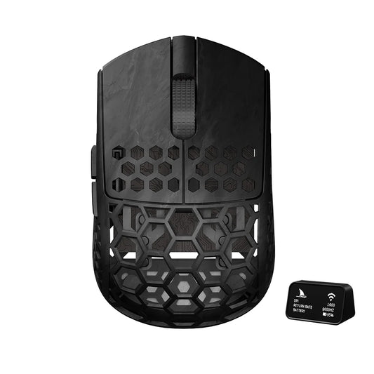 Darmoshark M5 AIR MP FISH HEAD Trio-mode Light-weight Carbon Fiber 8K Polling rate Gaming Mouse