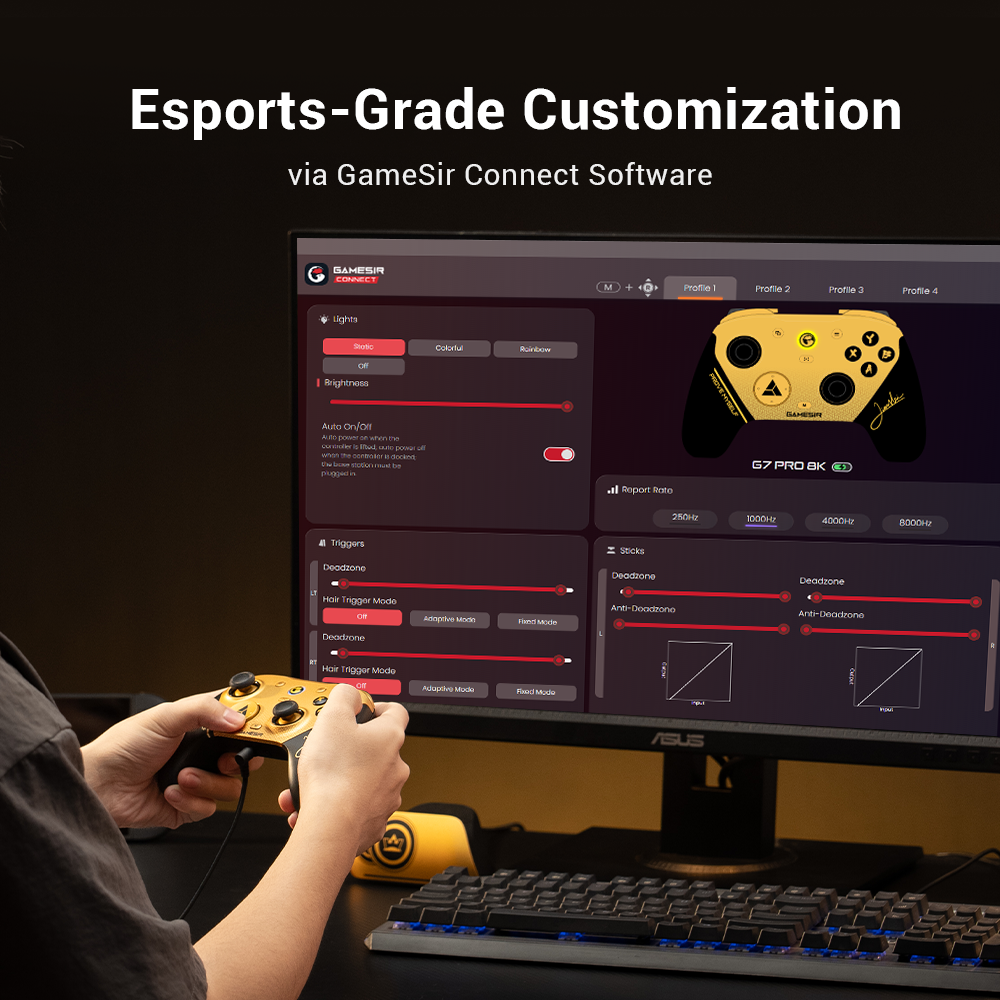 GameSir G7 Pro 8K Wireless Esports Controller for PC Champion (Xiaohai) Edition
