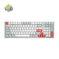 Darmoshark K7 Pro Trio-mode Mechanical Gateron switch RGB gaming Keyboard With Aluminum alloy bottom White Gateron EF Switch