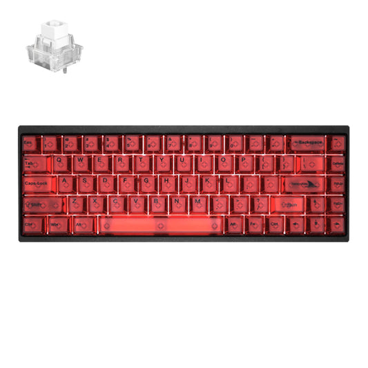 Darmoshark KT68 MAX Wired Magnetic Switch High-speed USB 2.0 8K RGB gaming Keyboard With CNC Aluminum alloy bottom Black Magnetic Switch