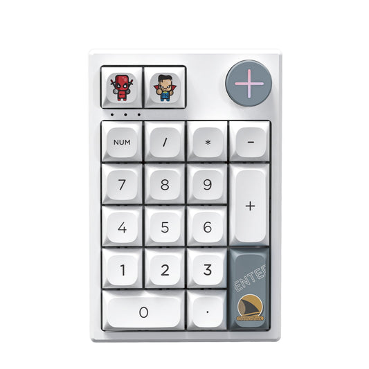 Darmoshark K3 Pro Trio-mode Mechanical numeric RGB Gaming Keypad White Huano Sky Switch - product image 2