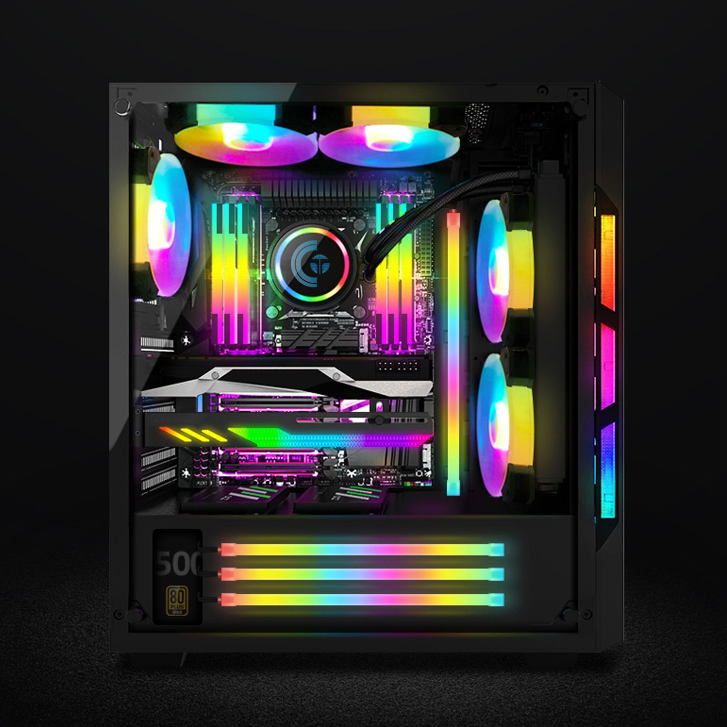 Cruxtec ARGB Silicone Light Strip  ( Square Tube  40cm )