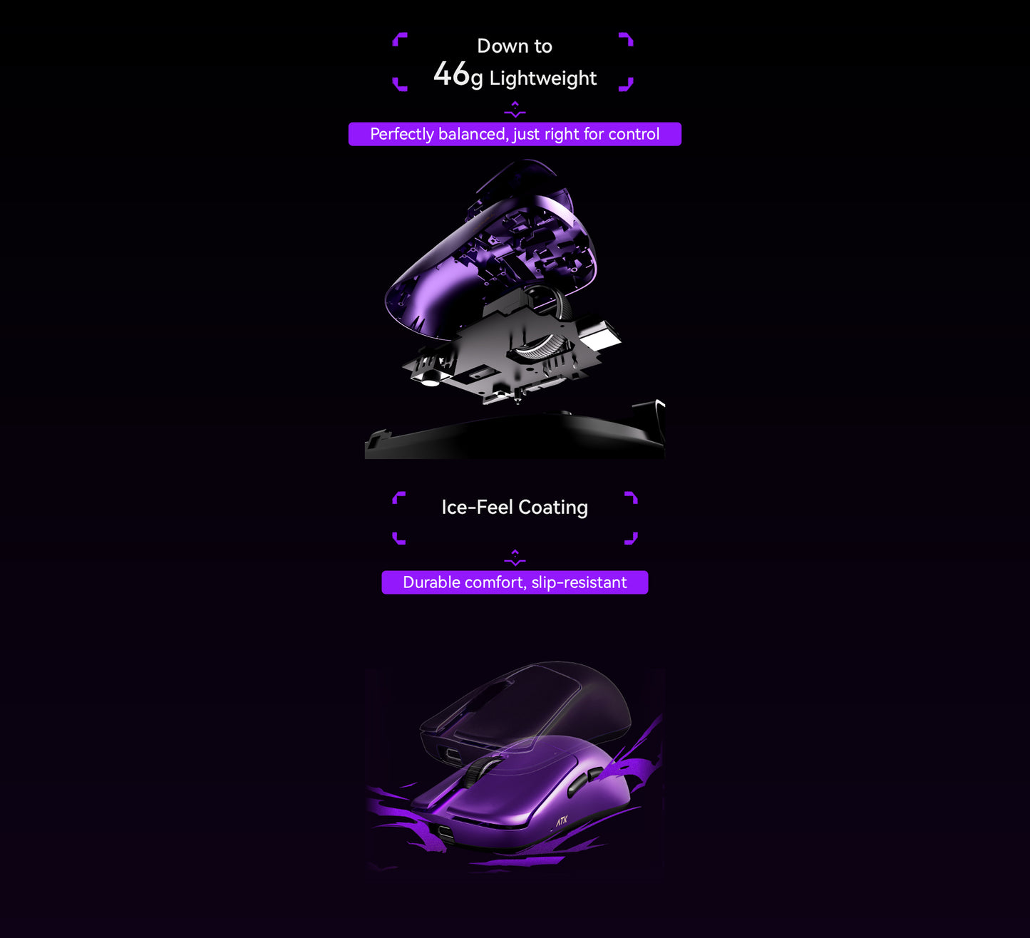 ATK Blazing Sky Duckbill Wireless Mouse