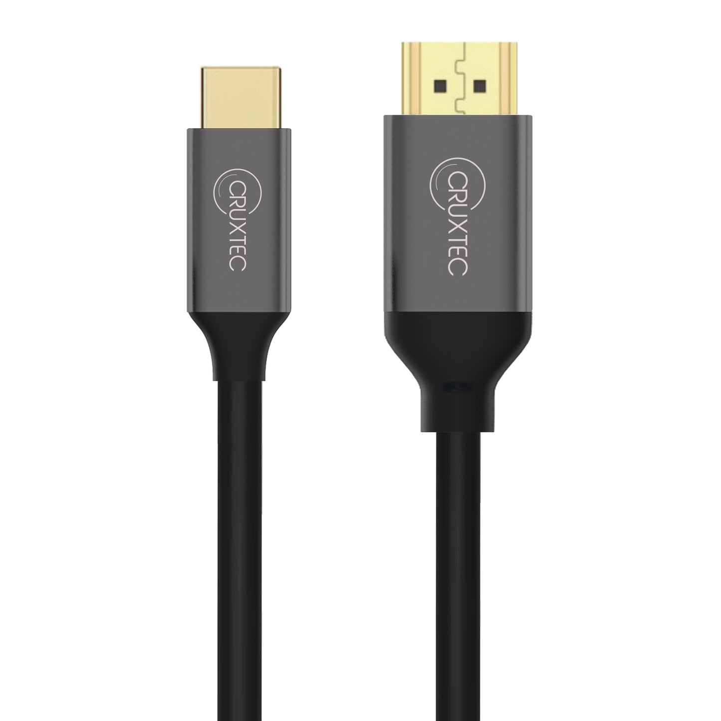 Cruxtec USB-C to HDMI Cable Black Support HDR 4K@60Hz